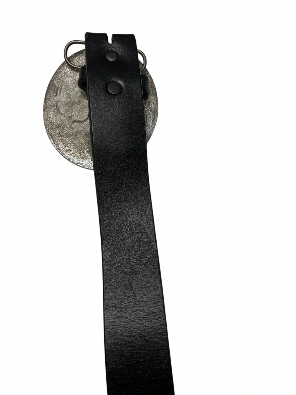 Vintage LEEGIN Men’s Leather  Belt  Made In U.S.A. eagle  Buckle 40